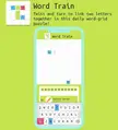 I made a daily word game where you can always play again to optimise your score