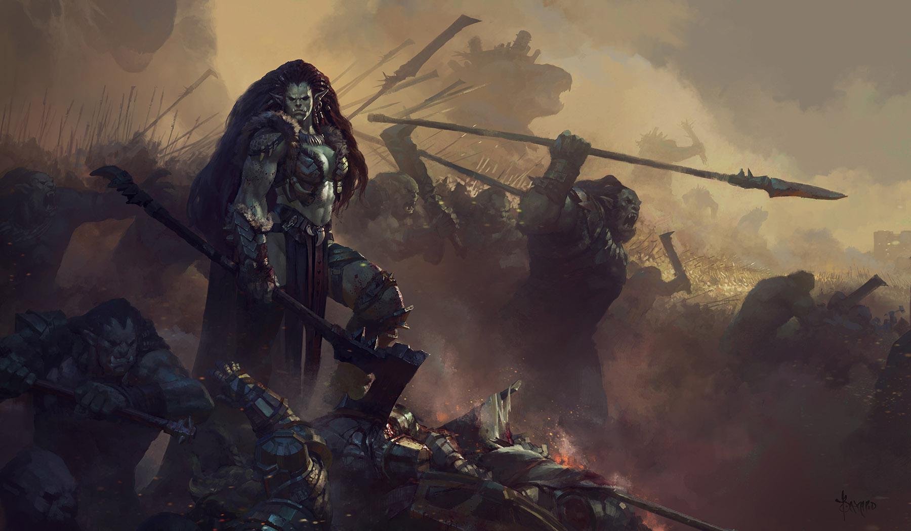 'Ms. Orc-Queen' by Bayard Wu