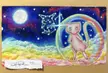 Colored Pencil illustration "Rainbow Cloud Mew"