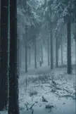 “Winter, through your hoary frost, I travel on, longing to be lost.” by Patrick Mueller.