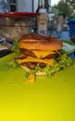 First home made burger