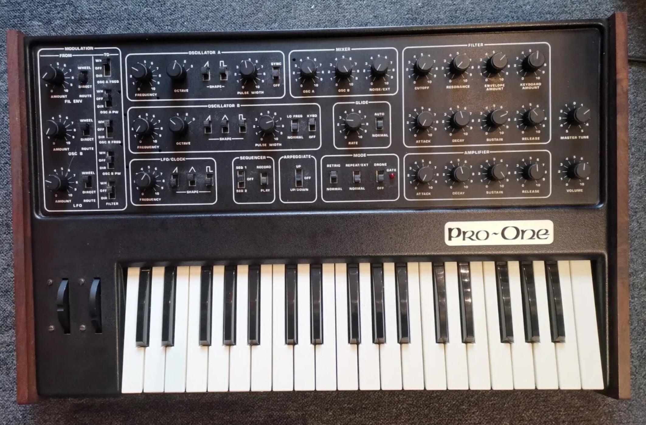 First Syth First Synth… Sequential Circuits Pro One | Scrolller