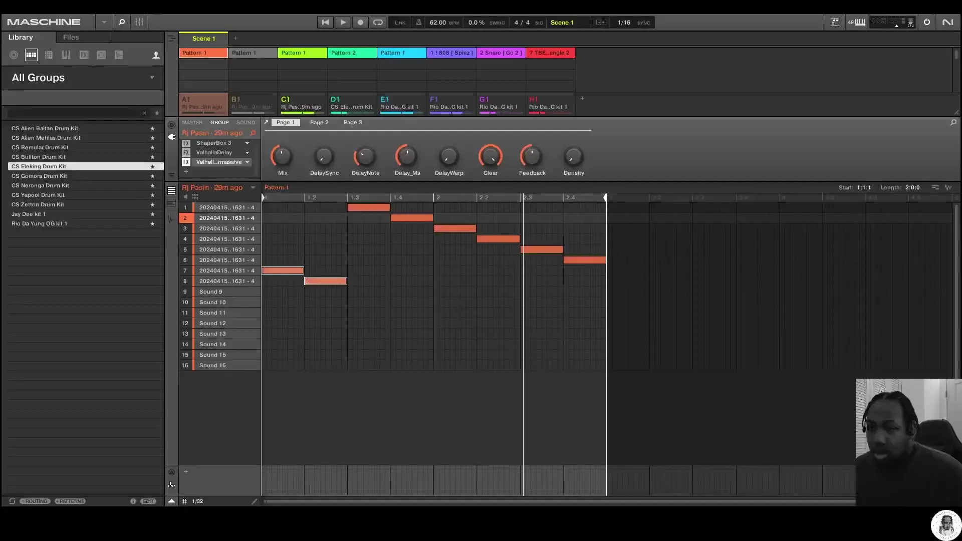 Flipped some RJ Pasin while learning Maschine that I finally decided to commit to this week, it's been fun so far