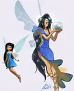 Found this art on Instagram of Silvermist from Disney’s fairies and it’s exactly how I picture Syl, minus the wings
