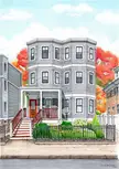 Freehand drawing I made of a beautiful house in Brookline (MA). In this artwork I used black ink pens, markers, colored pencils and dry pastel. Hope you enjoy! :)