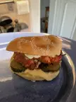 Fried chicken sandwich [homemade]