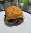 Fried onion burger 