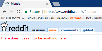 friends.exe encountered an error