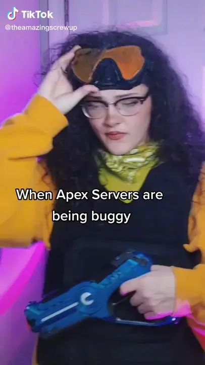 Funny Gaming meme in my Mirage Apex Cosplay :3