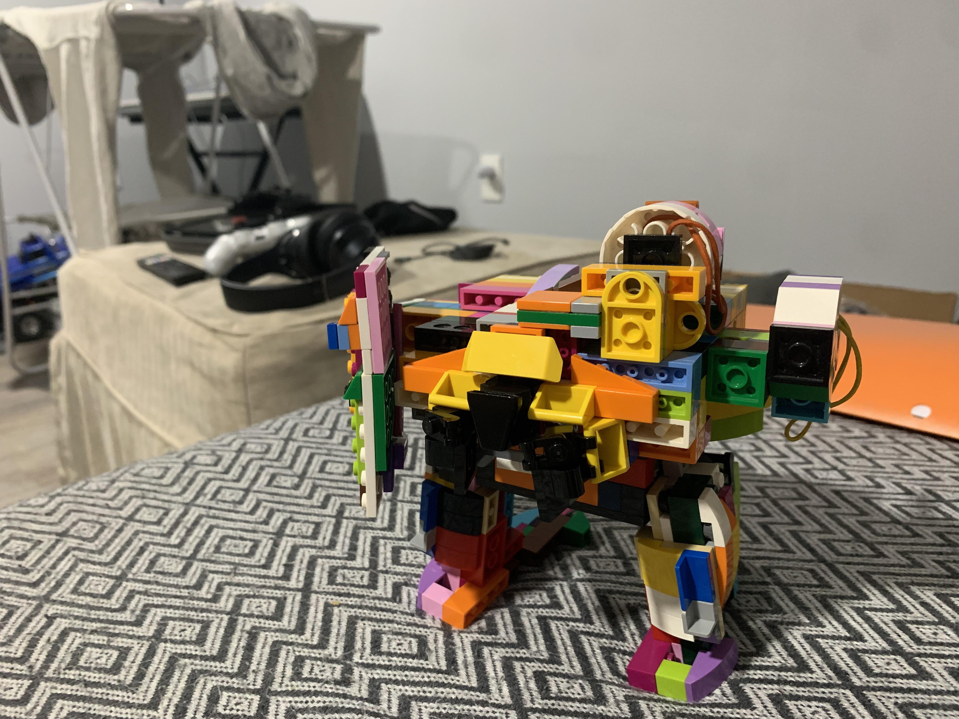 What do you guys think about this lego mech i made with random lego ...