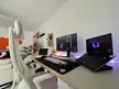 Gaming setup in progress, not sure what to put above my desk.