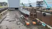 Gato-class submarine USS COD in drydock at DonJon Shipbuilding Company, Erie, PA, August 2021. [1920x1080]