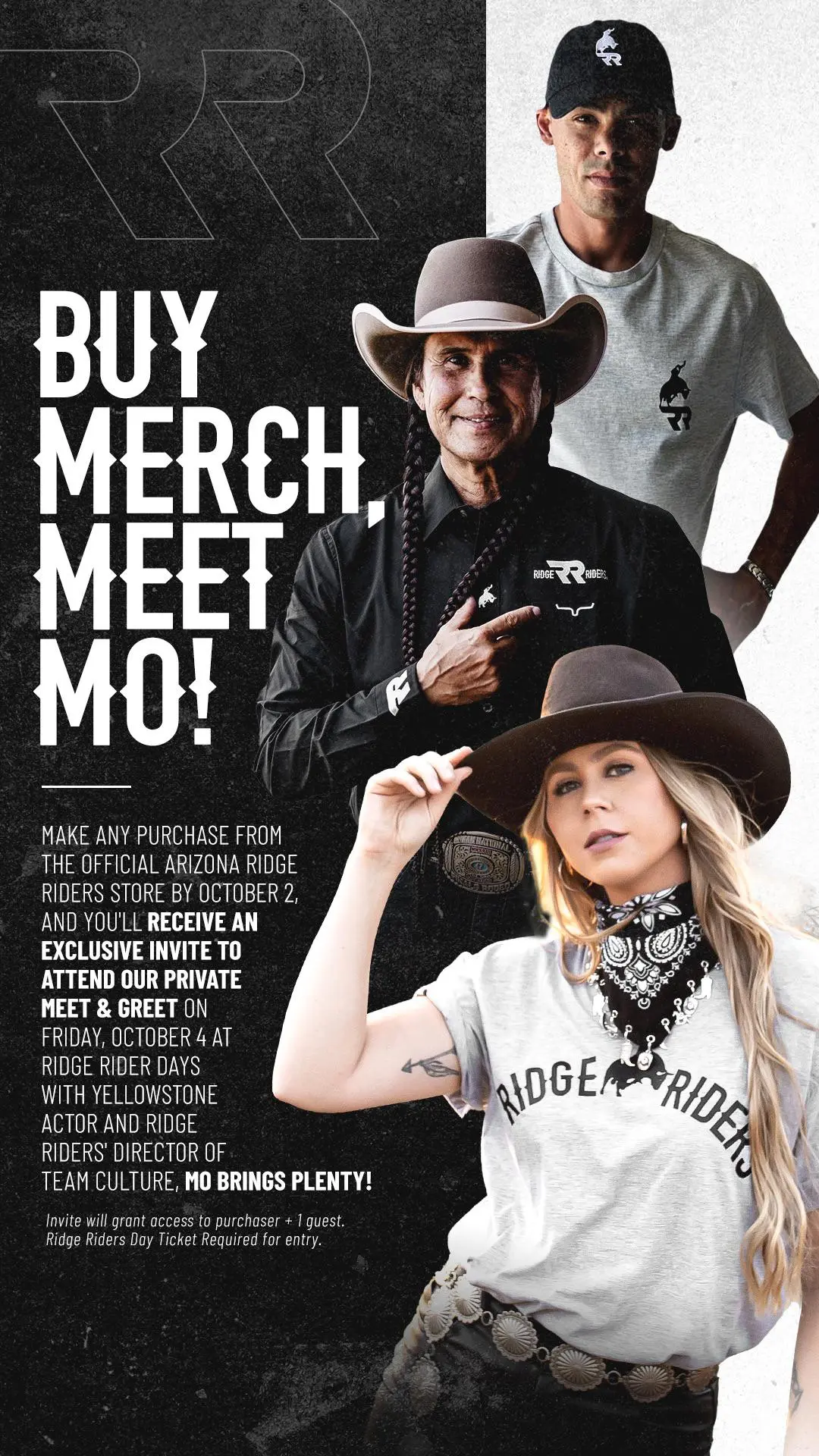 Get The Latest PBR Teams Arizona Ridge Riders Gear And Meet Mo Brings ...