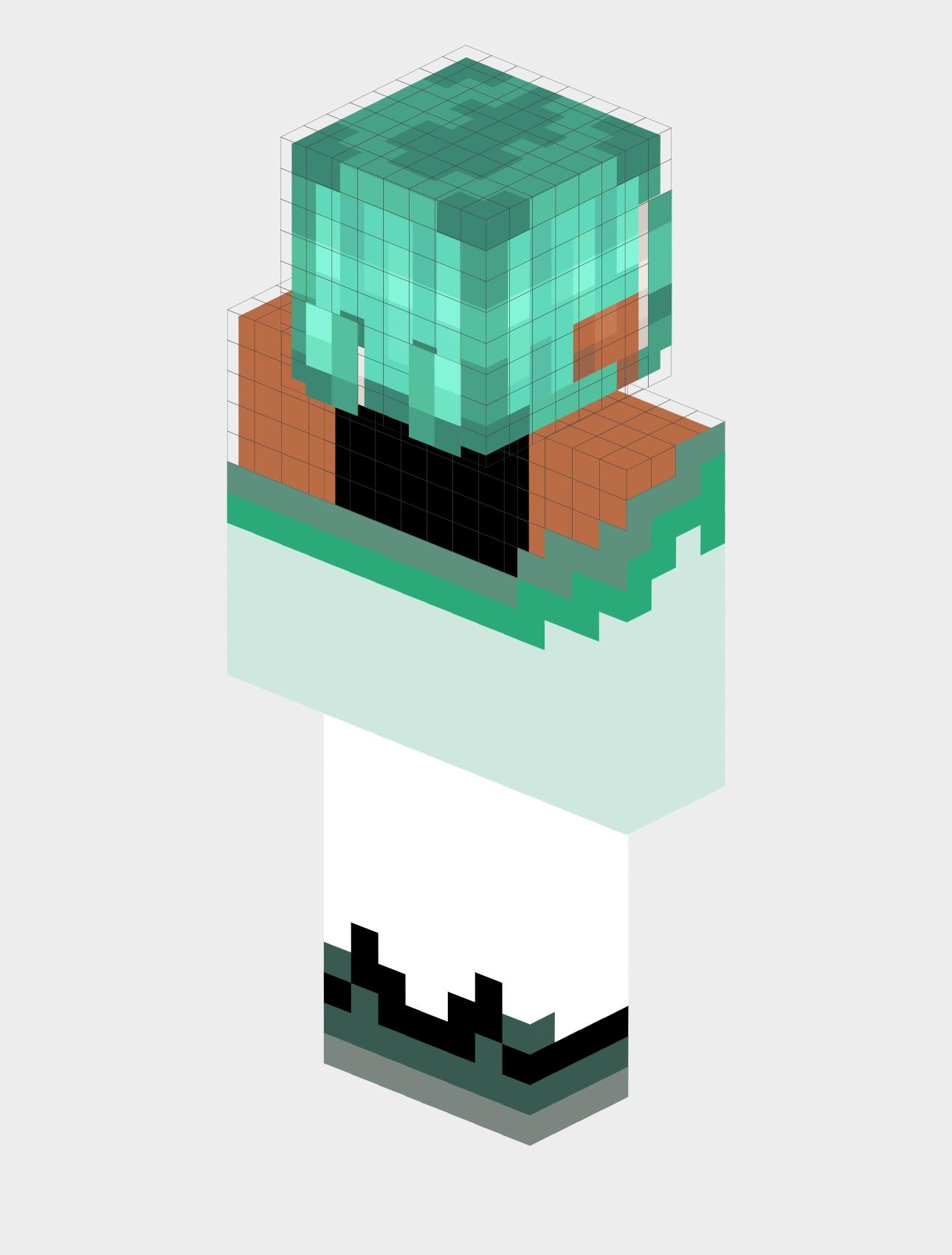Made an Octoling Minecraft skin, what do you guys think? | Scrolller