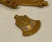 Gold LEGO piece displaying iridescence