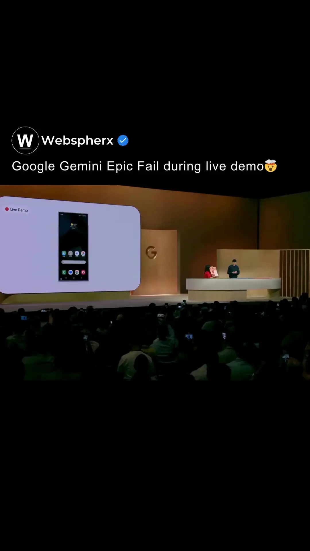 Google Gemini epic fail during live demo