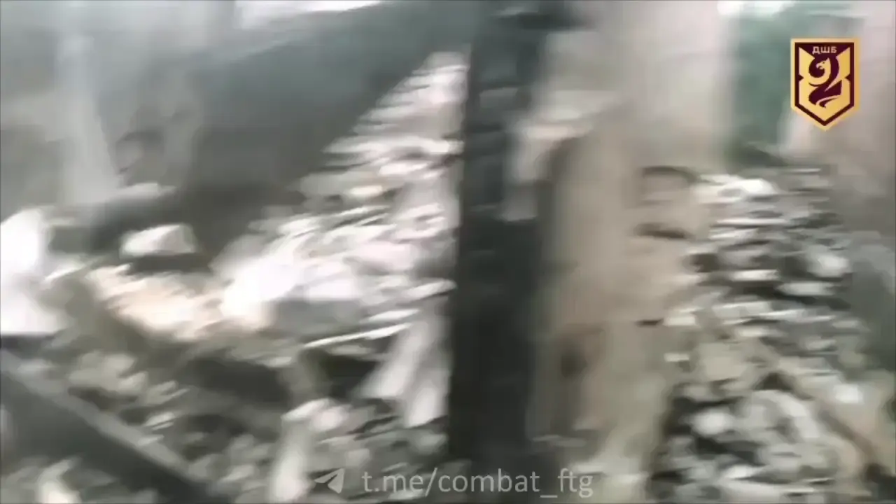  GoPro footage from a soldier of the 95th Air Assault Brigade in Toretsk, Music from Source