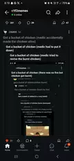 Got a bucket of chicken (End of Season 1)