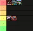 Got some recommendations for me? Here's my baby tier list!