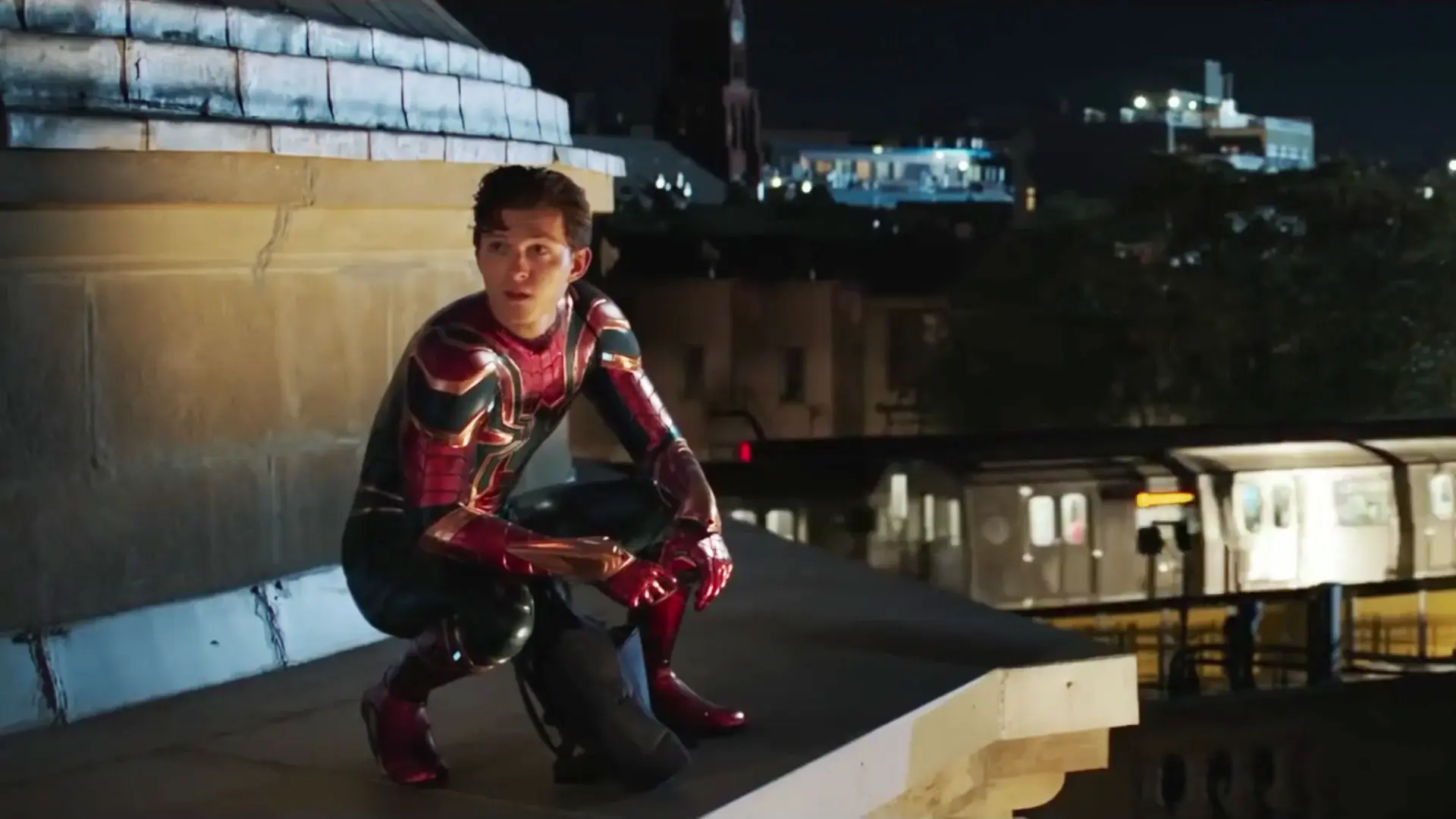 Green Screen Meme Template - "Everywhere I go, I see his face." - Spider-Man: Far From Home