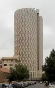 Habib Plaza in Karachi, Pakistan - once the tallest building in Asia, as well as the continent's first 100m+ skyscraper