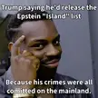 He was suspiciously specific about which list he’d release