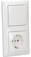 Help me find a cover for this type of rocker switch with a socket to use with the Hue dimmer switch v2 (Germany)