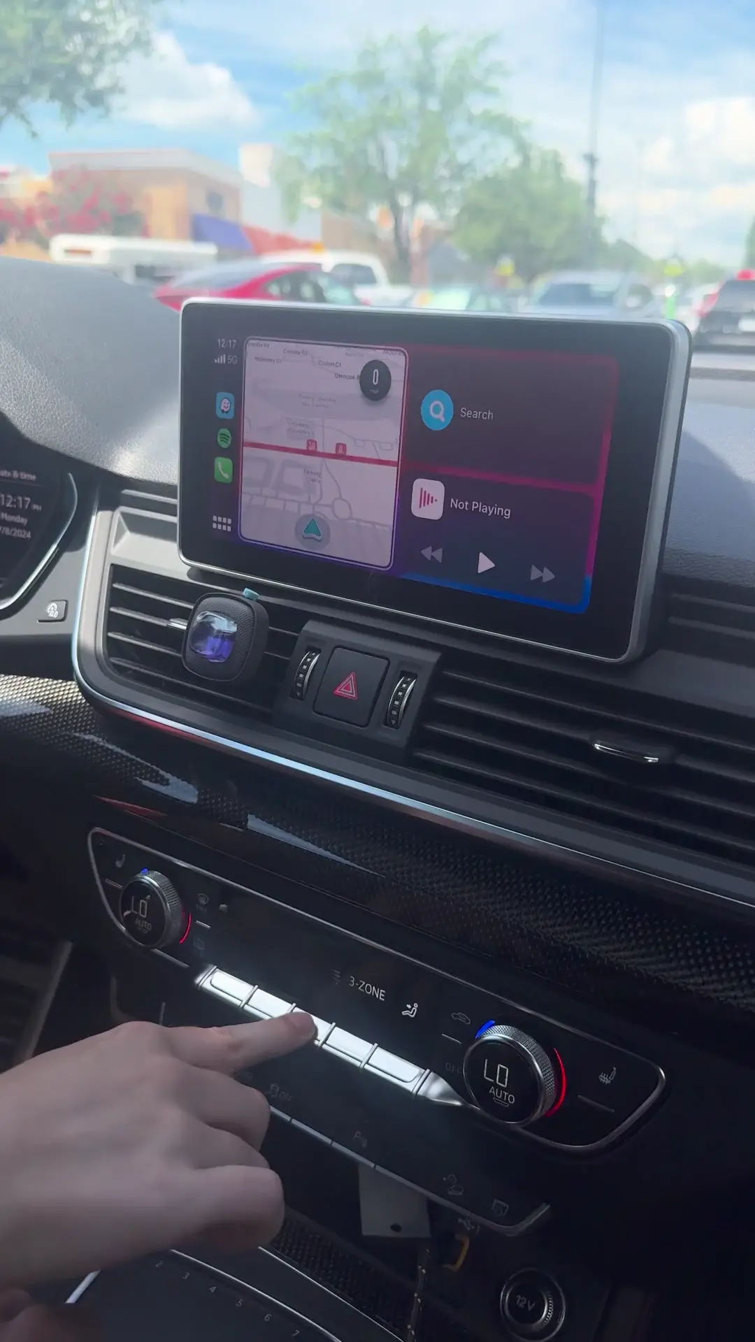 Help, my car play works everywhere untill I go into Spotify