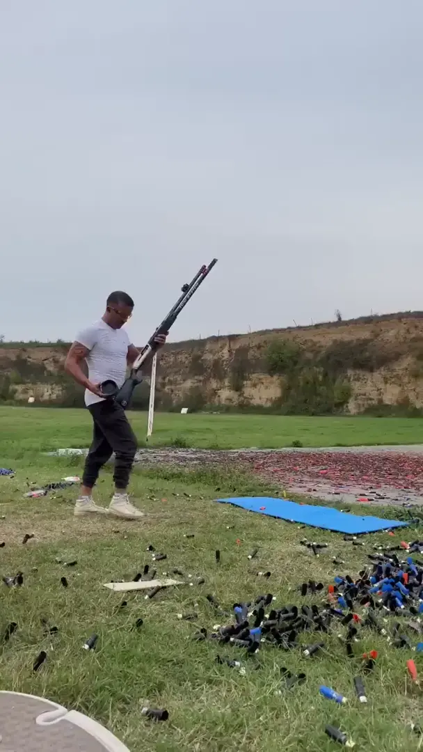 He's aimboting in real life