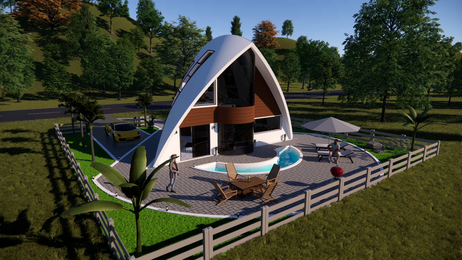 A weekend house design i made, any thoughts? | Scrolller