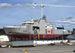 HMCS Harry Dewolf, lead vessel in class, under construction in the Halifax Shipyard May 2018. [2,106 × 1,488]