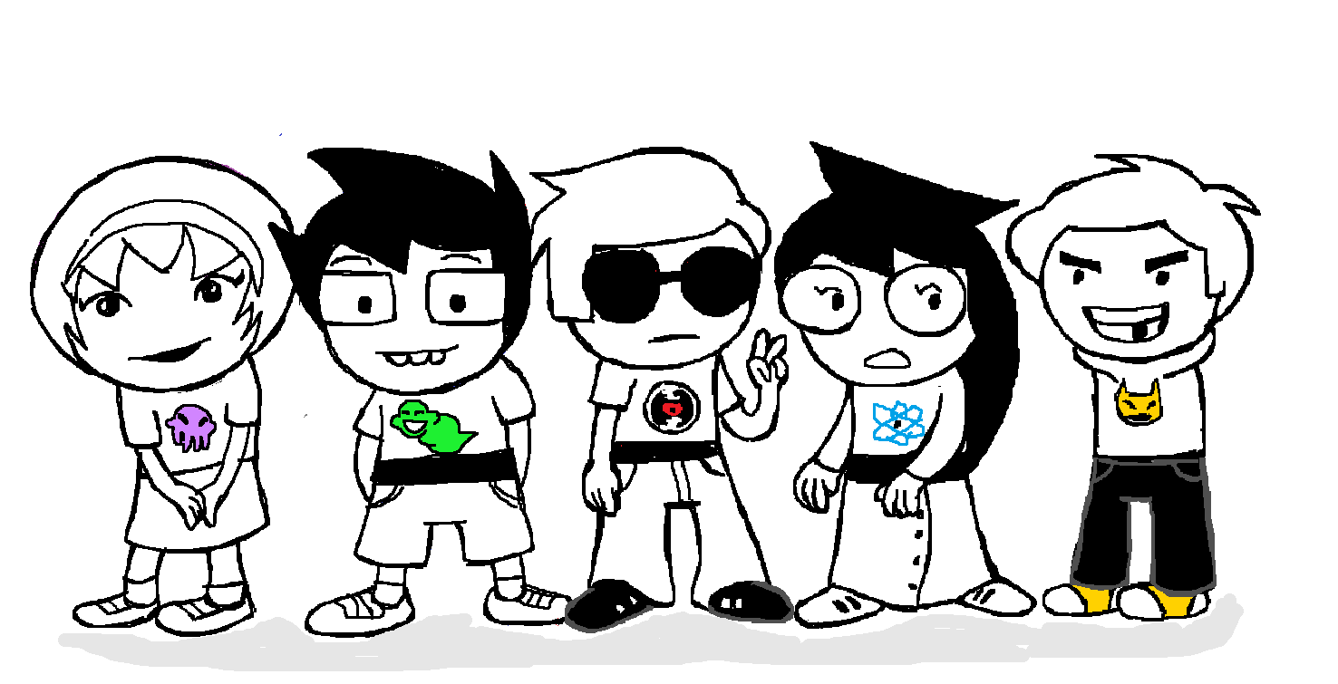 homestuck kids lineup