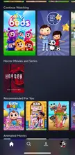 Horror category shows up on TV-Y restricted kids profile