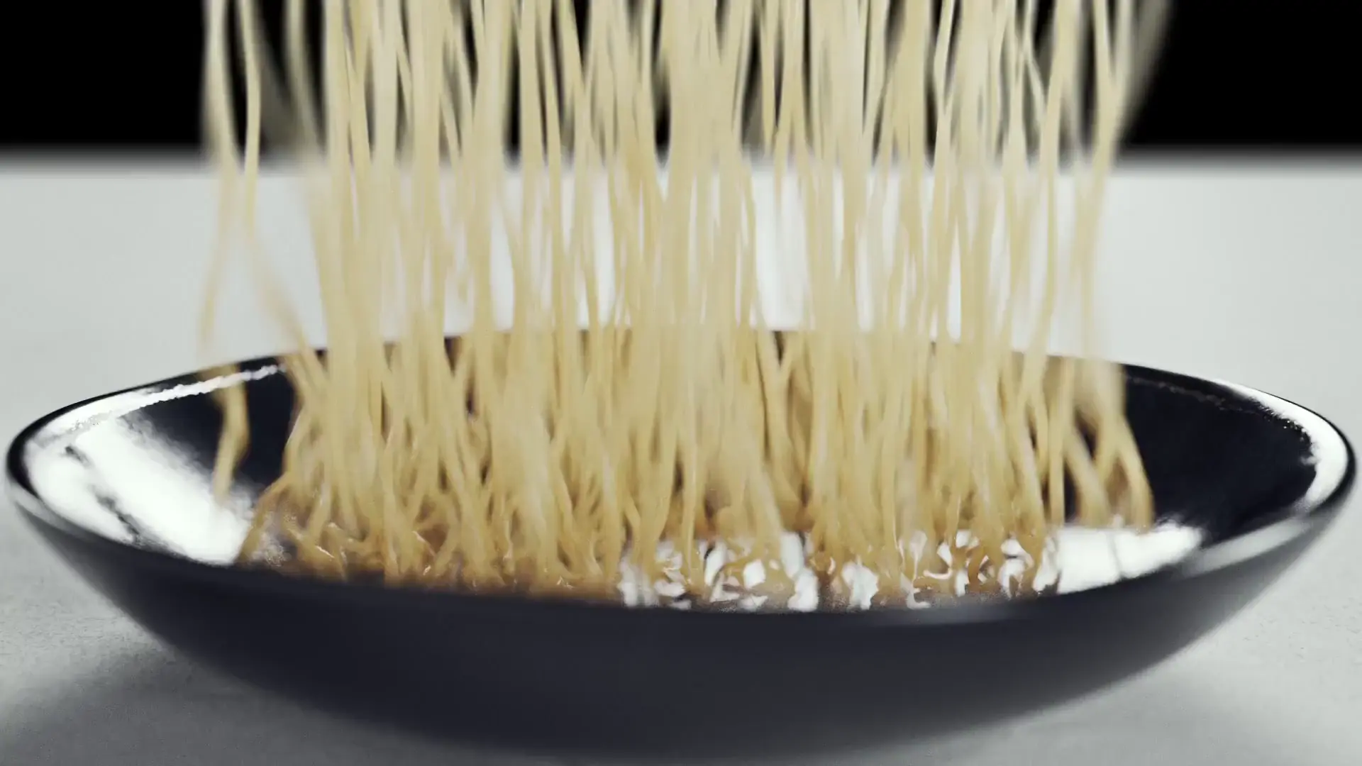 Houdini pastas - a mix of vellum, FLIP and POP sims - Just proud of my first Houdini sim rendered with Redshift!