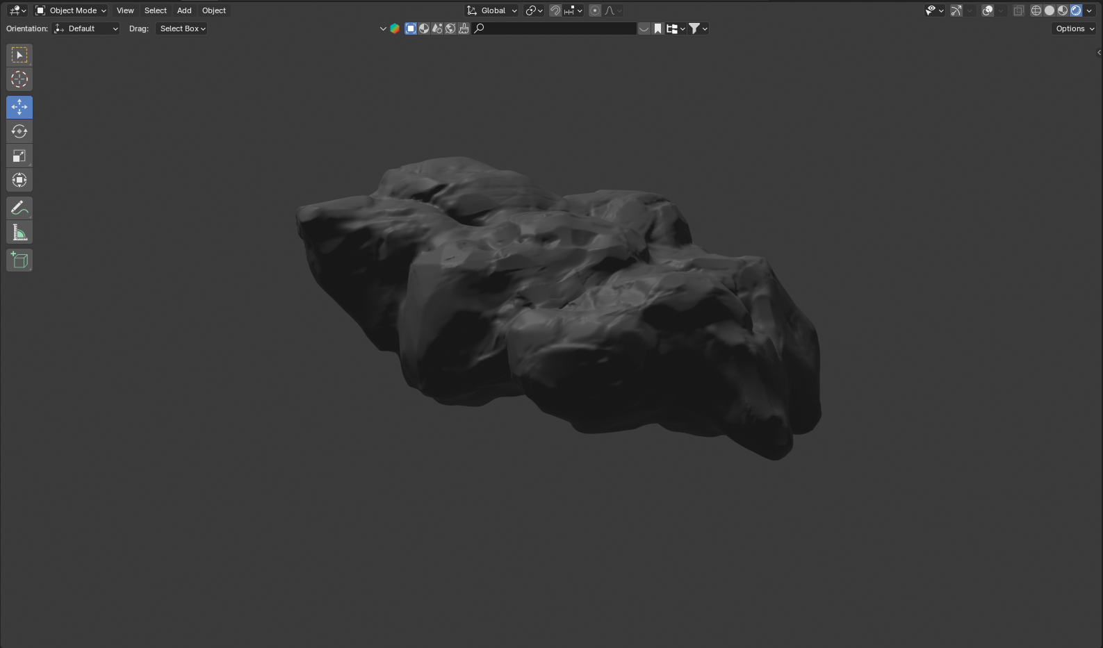 how can i make it look like a rock?