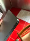 How to fix scratches on Midnight MacBook Air after a drop?