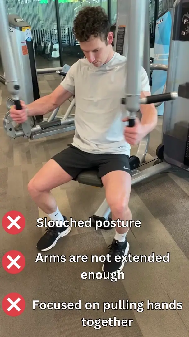 How to use pec deck correctly