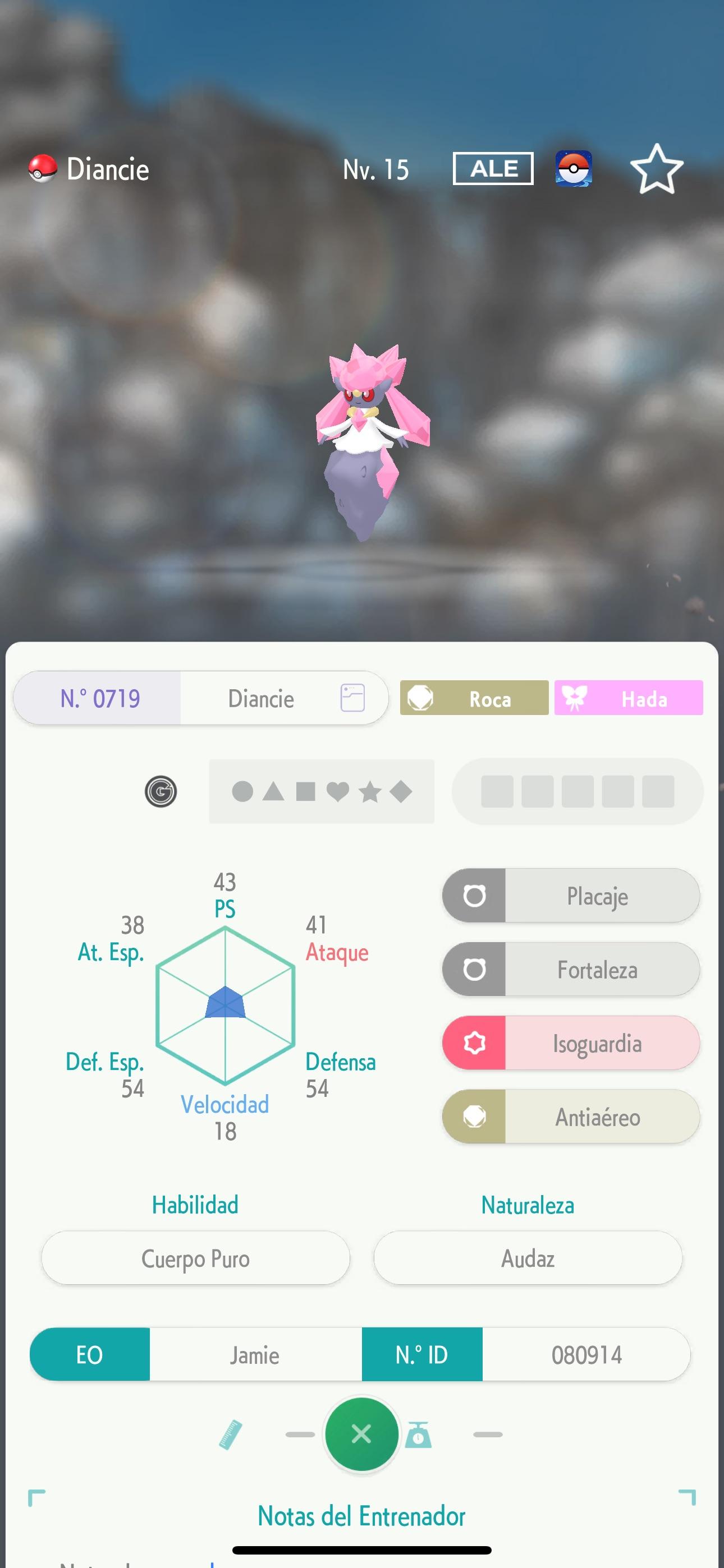 PoGo Pokémon stat screens for Articuno, Terrakion, Zamazenta, Buzzwole, Zacian, and Azelf