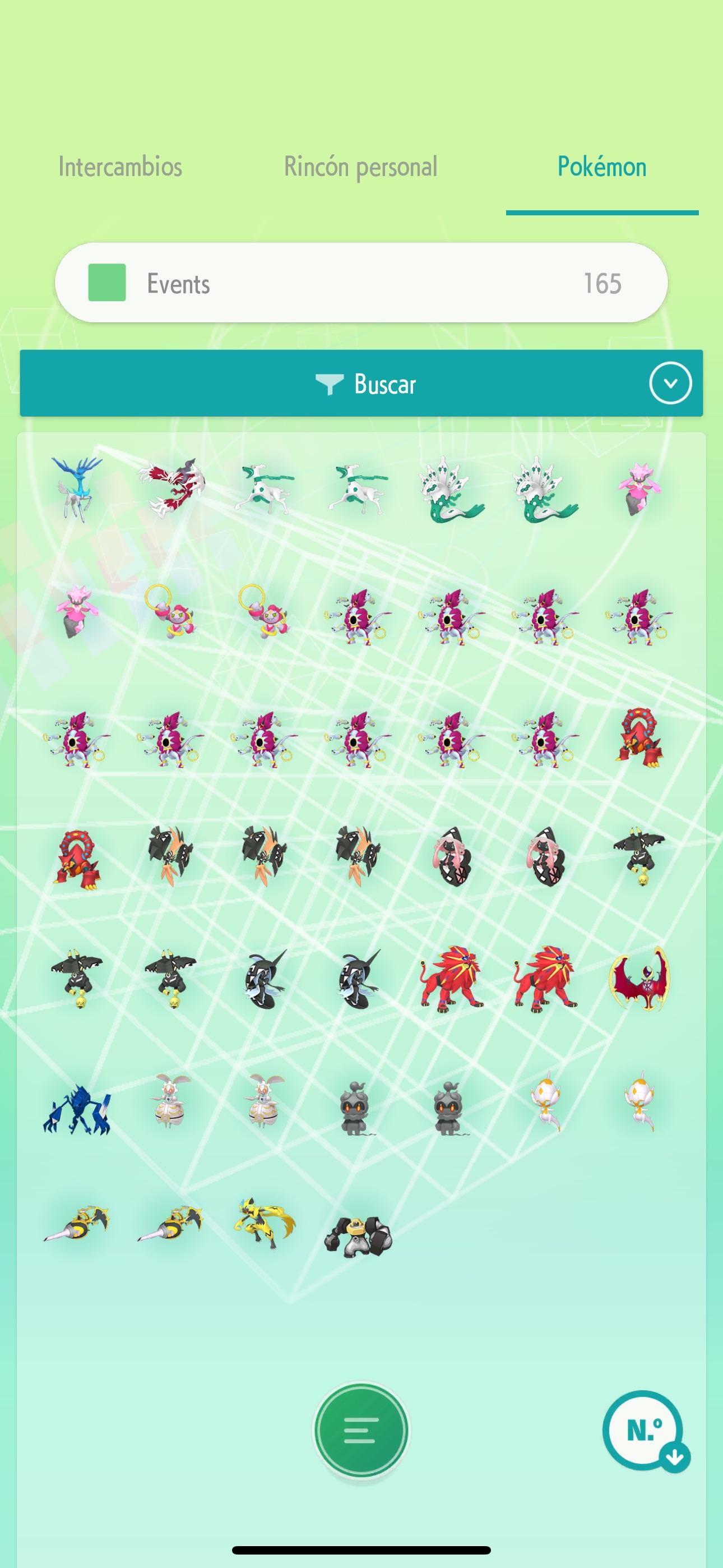 PoGo Pokémon stat screens for Articuno, Terrakion, Zamazenta, Buzzwole, Zacian, and Azelf