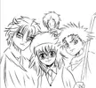 HxH Spin-off about Ging, Silva, Cheadle and Kurapika's dad adventures together when they were young (Fanart by me)