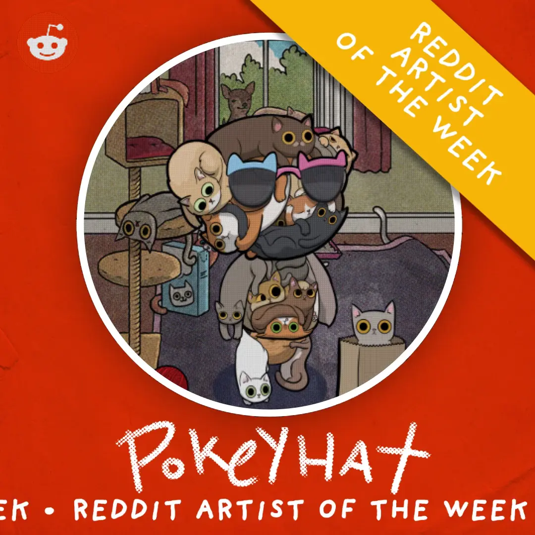 I am so chuffed to be reddit artist of the week I made this. Thank you to all of my collectors as I'm just getting started.