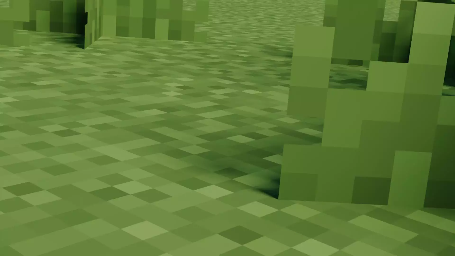 I animated a snippet of a video of the crew playing around in Minecraft: