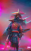 I asked an ai to create a futuristic samurai