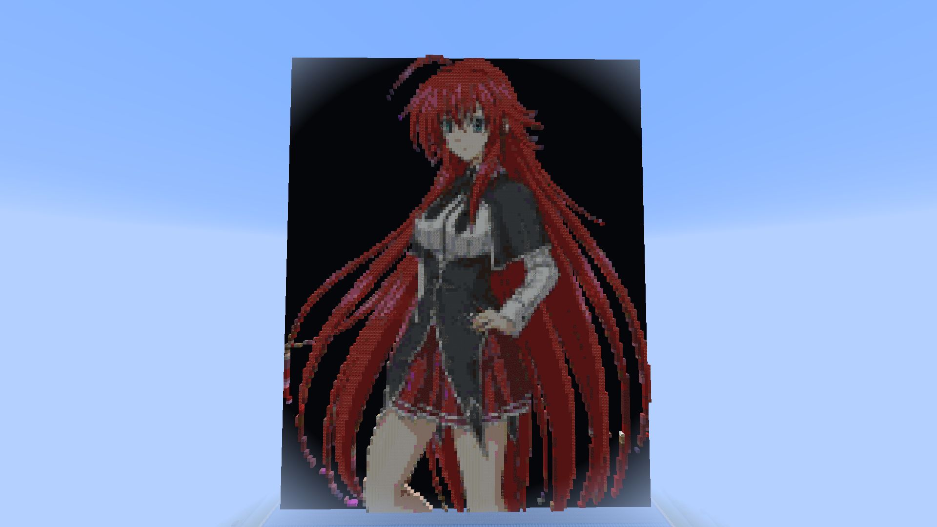 I Built Rias Gremory In Minecraft Scrolller