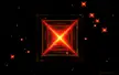 I drew a pixel art of The Red Square Nebula 🟥