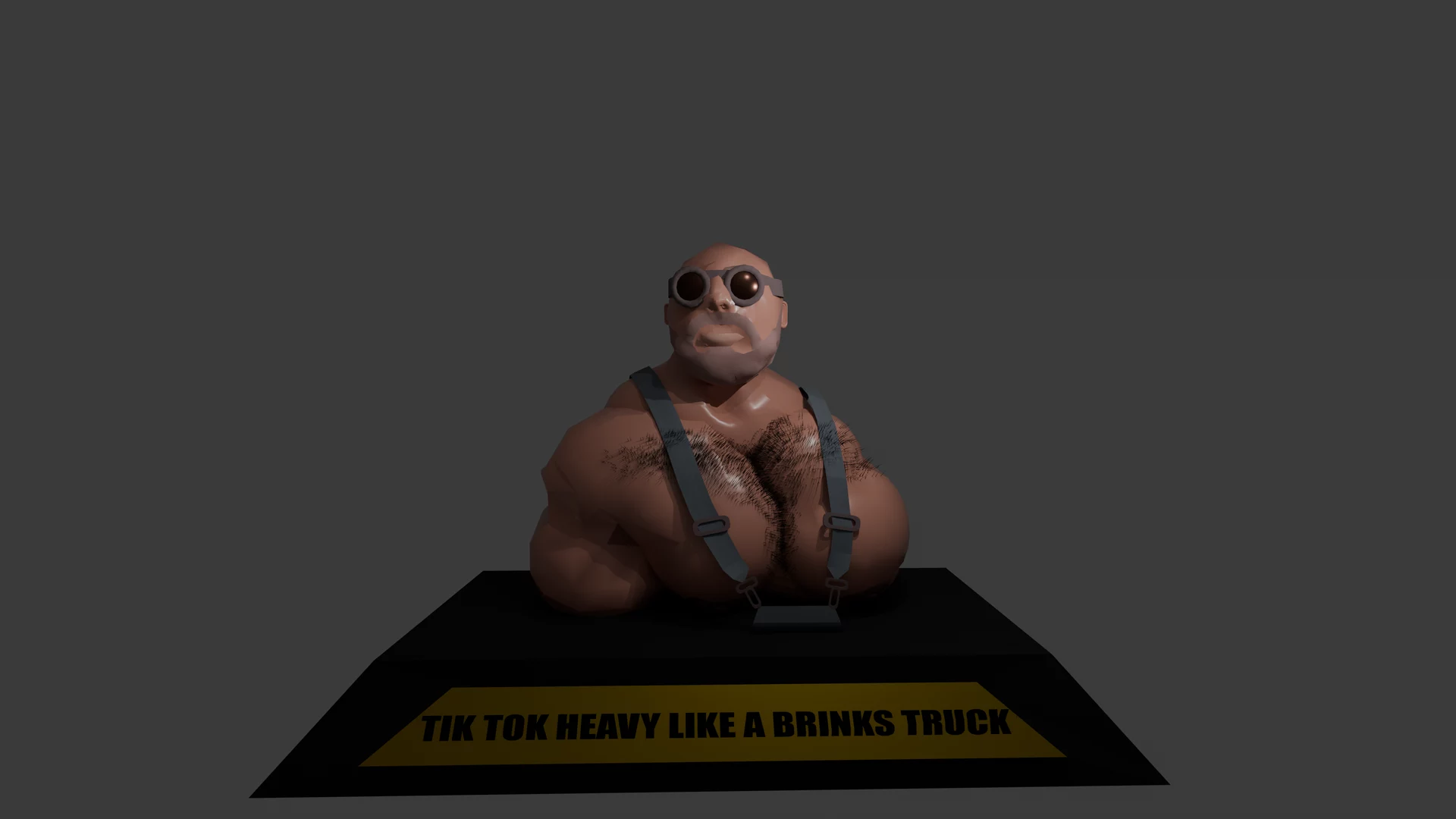 I made a 3d model of Buff Engineer... | Scrolller