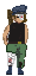 i made a sprite for my katana zero oc 26