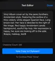 I made a text editor with character counter. 