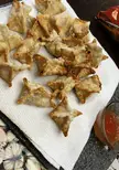 I made [homemade] crab Rangoons yesterday 