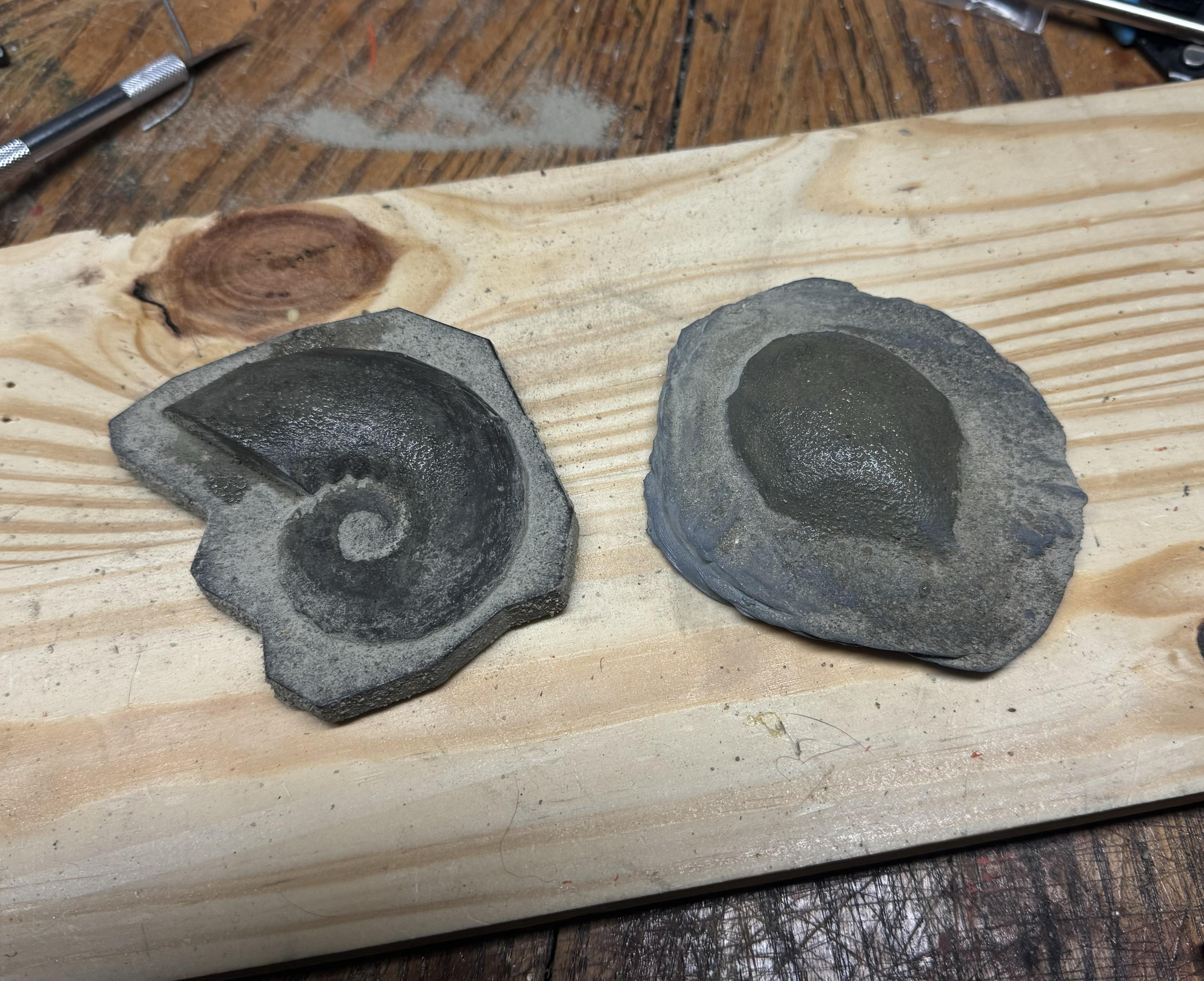 I made replica Helix and Dome fossils | Scrolller